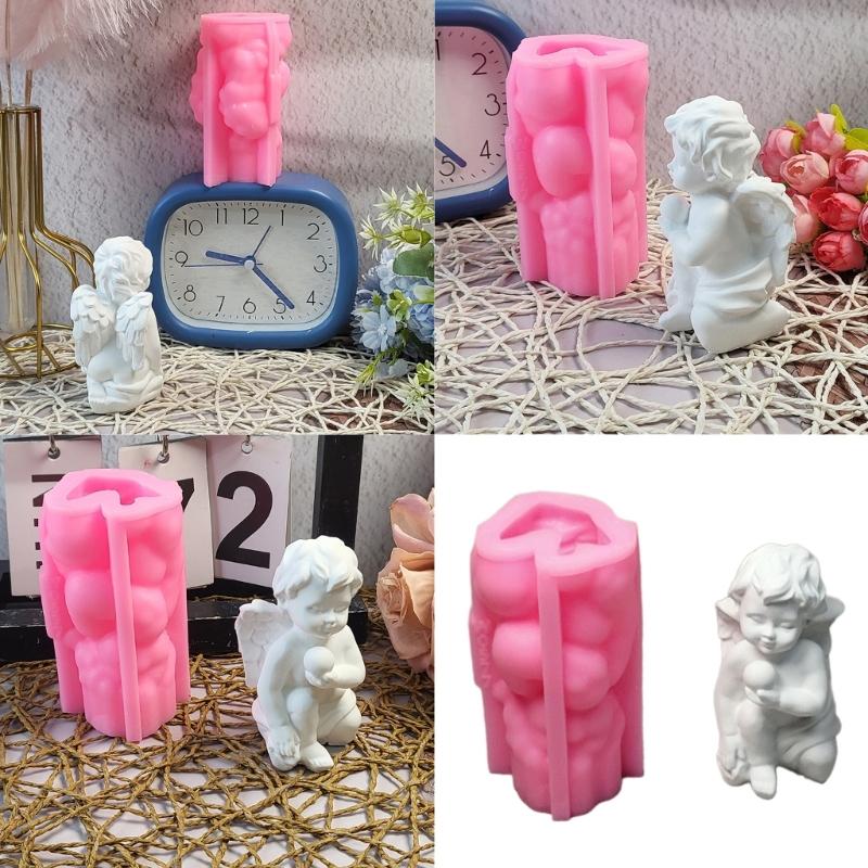 Kneeling Boy Molds Casting Molds Kids Silicone Mould Ornament Molds Plasters Molds Castings Molds Epoxy Resin Molds
