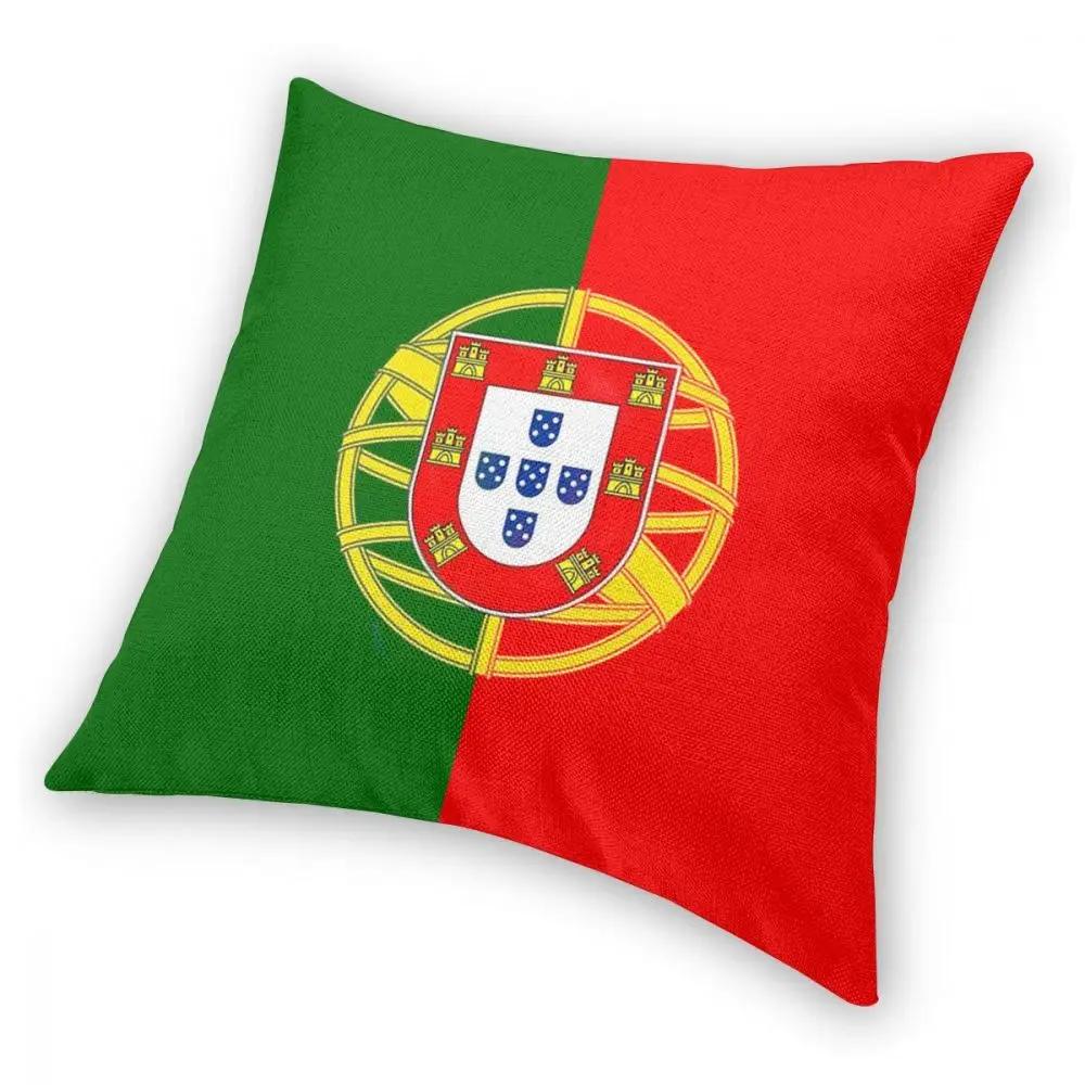 Portugals flagg Putevar i polyester Pynteputer til sofa Portugisisk flagg Kreativt putetrekk Hjemmedekor