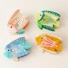 Personalized Hairpin Ocean Fish Hair Claw Acetate Acetic Acid Marine Animals Hair Clip Geometry Colorful Fish Grab Clip Female