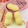 Erdnuss Stressball Knusprig Kneten Bal Quetschspielzeug Simulierte Erdnuss Kneten Stressabbau Butterweiches Gefühl Asmr Sensorisch Erwachsene*