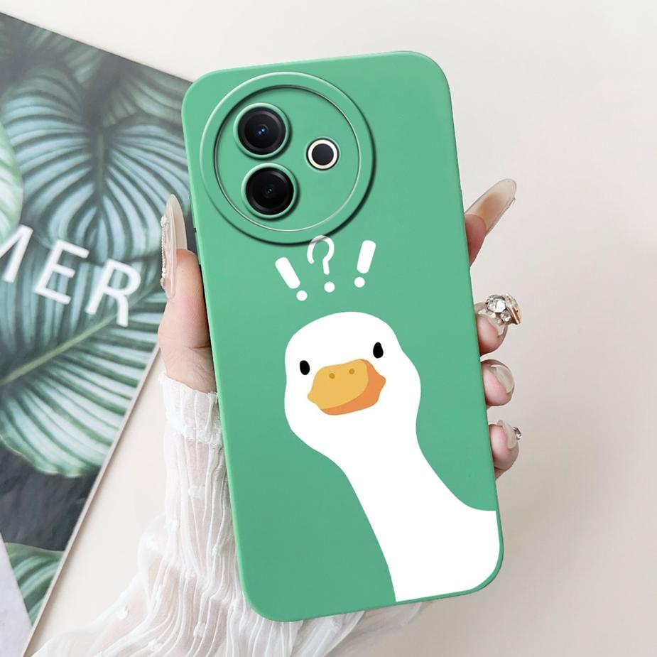 Für Vivo Y39 5G Hülle V2436 Niedliches Mode Cartoon Muster Abdeckung Stoßfest Weiche TPU Handyhüllen Für Vivo Y300i Y 39 VivoY39 Bumper