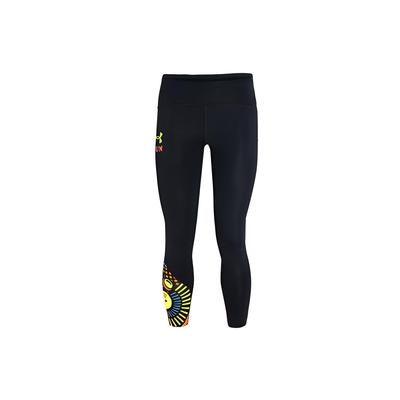 Under Armour Keep Weird Color Block Printed Running Fitness Leggings Women Leggings Black 1367342-001