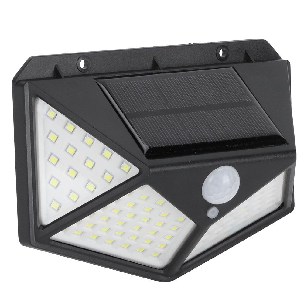 100LED Solar Motion Sensor Light Waterproof Wall Light Street Lamp for Outdoor Garden Yard