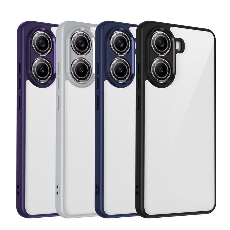 Hülle Für Xiaomi Poco X7 Pro 5G Hülle Silikon Bumper Klar Hart PC Rückseite Für Poko Little X7Pro PocoX7pro Linsenschutz Funda