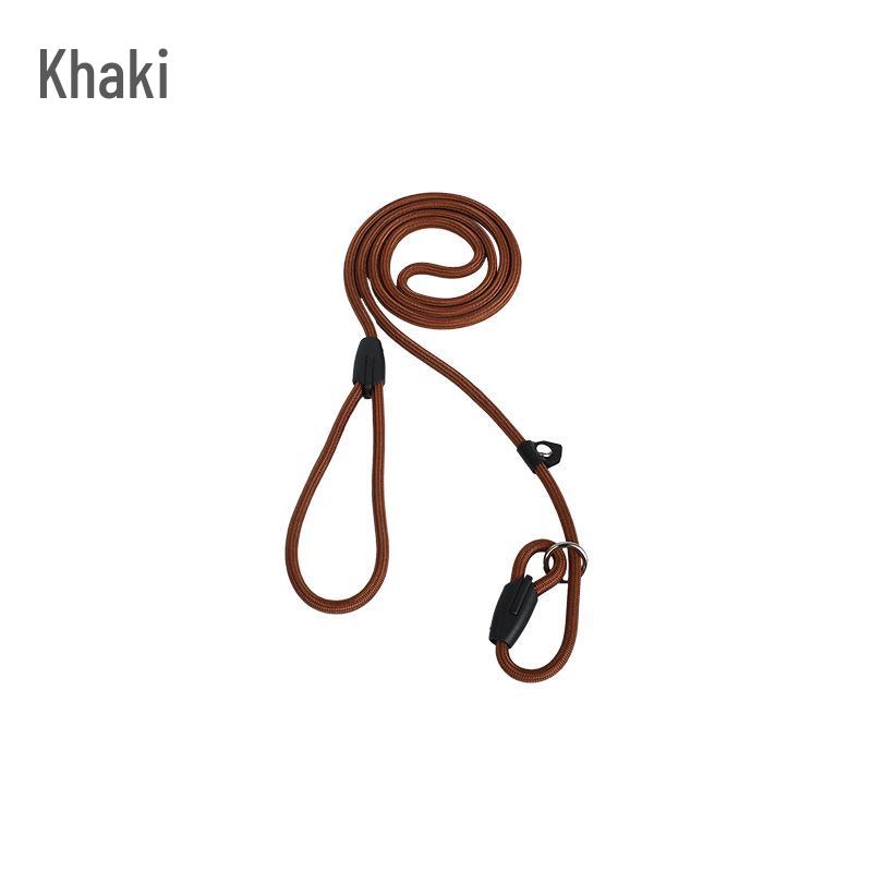 

Поводок для собак P-Rope, Цепочка для выгула собак P-Chain для маленьких, средних и крупных собак, таких как бордер-колли S - Width 0.6cm, Length 1.35m коричневый