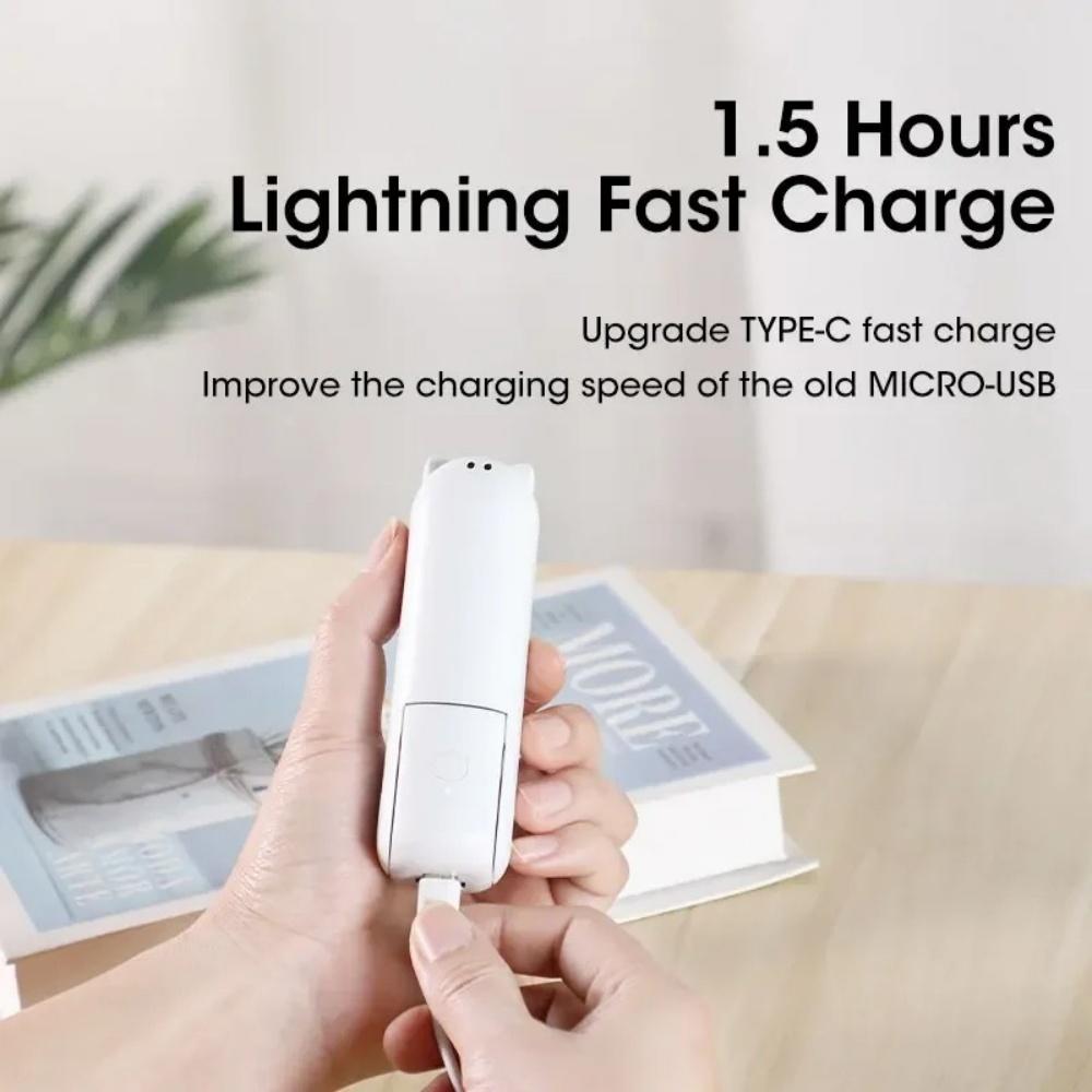 Portable Mini Handheld Cute Fan Small Pocket Fan USB Rechargeable Battery Fan Folding Cooling Hand Fan Low-Noise Electric Fan