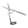 Stainless Steel Pruning Shears Gardening Tool Serrated Stainless Steel Handle for Fruit Trees and Rough Branches