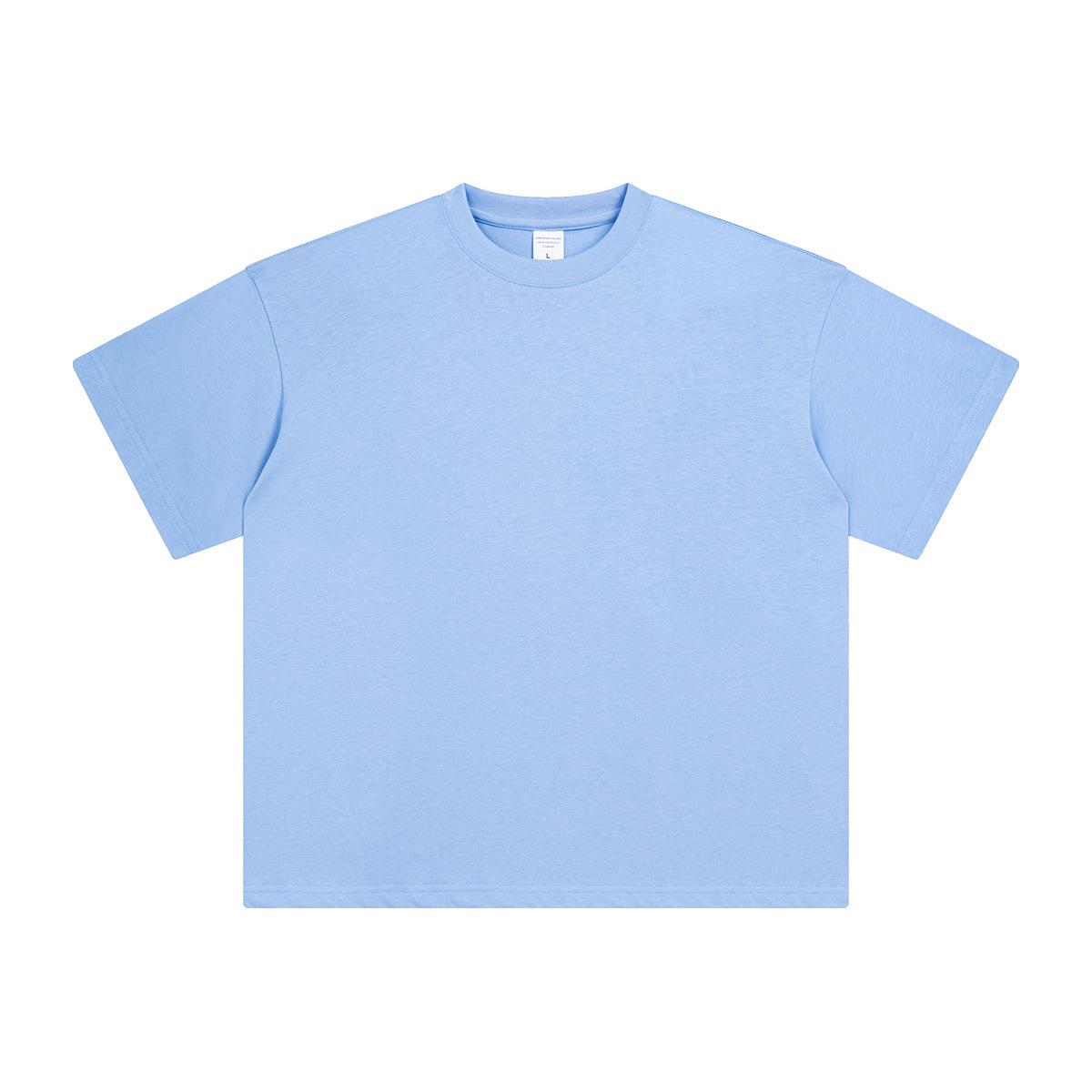 

230 г/м² 100% хлопок стираная футболка с индивидуальным рисунком принт мужские футболки персонализированная футболка M небесно-голубой