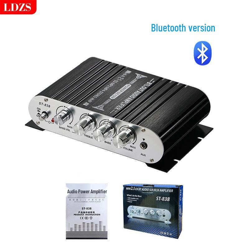 ST-838 2.1 Channel Bluetooth Subwoofer Amplifier with Super Bass