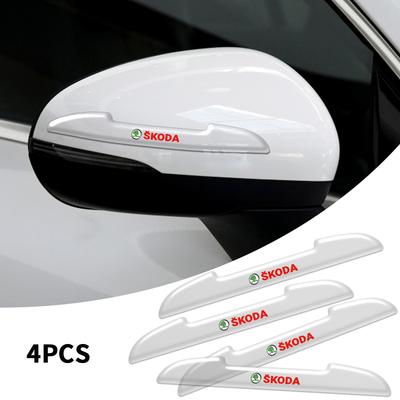 Car Door Edge Anti-collision Bumper Protection Stickers Accessories For Octavia A5 A7 Fabia 2 Kamiq Vrs Superb Rapid Yeti