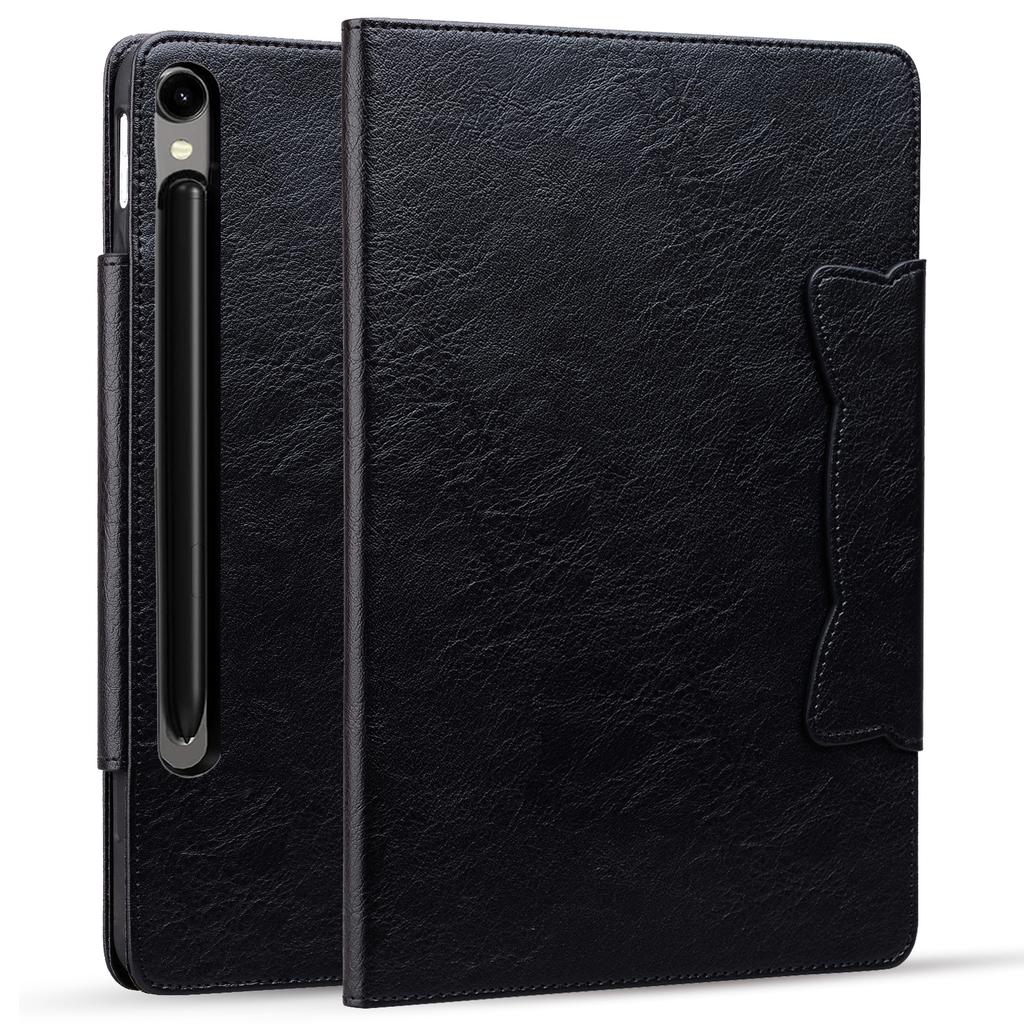 For Samsung Galaxy Tab S9/Tab S10 FE/S9 FE/Tab S8/Tab S7 Case Leather Tablet Cover with Card Pocket