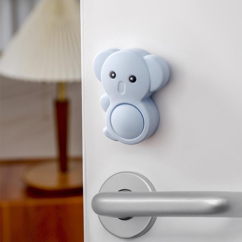 

Cartoon Animal Door Stopper, No Need for Drilling, Anti-hand-squeezing Safety Door, Top Blocking Door, Cute Door Blocking and Anti-collision Koala