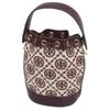 Tory Burch T Monogram All Over Print Drawstring Bucket Bag Women Bags 88469-632