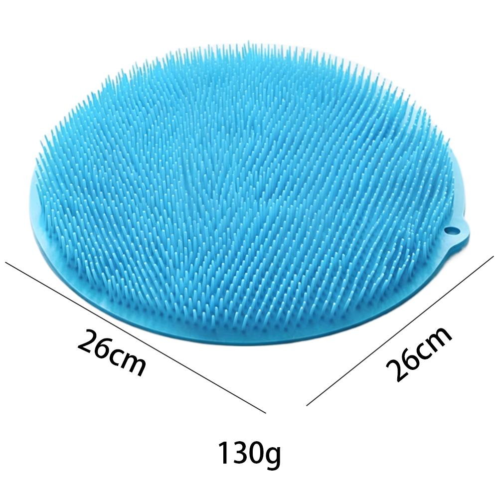 Silicone Rubber Bath Mat for Home Bathroom Foot Sole Massage to Remove Dead Skin Non-Slip Washing Foot Mat for Kitchen
