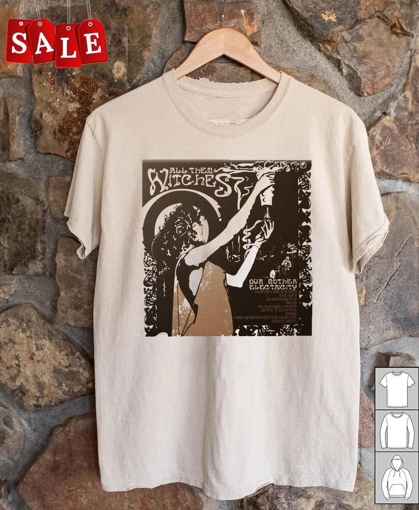 Men's Cotton T-shirt Popular All Them Witches Our Mother Electricity Unisex S-5XL Shirt SS359