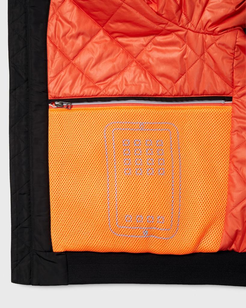 Outerwear Blouson Fly Jacket with 13 Storage Puffer Size Regular [Amazon Essentials] MA-1 Pockets, Water-Repellent, Jacket, Men's, Black, M,