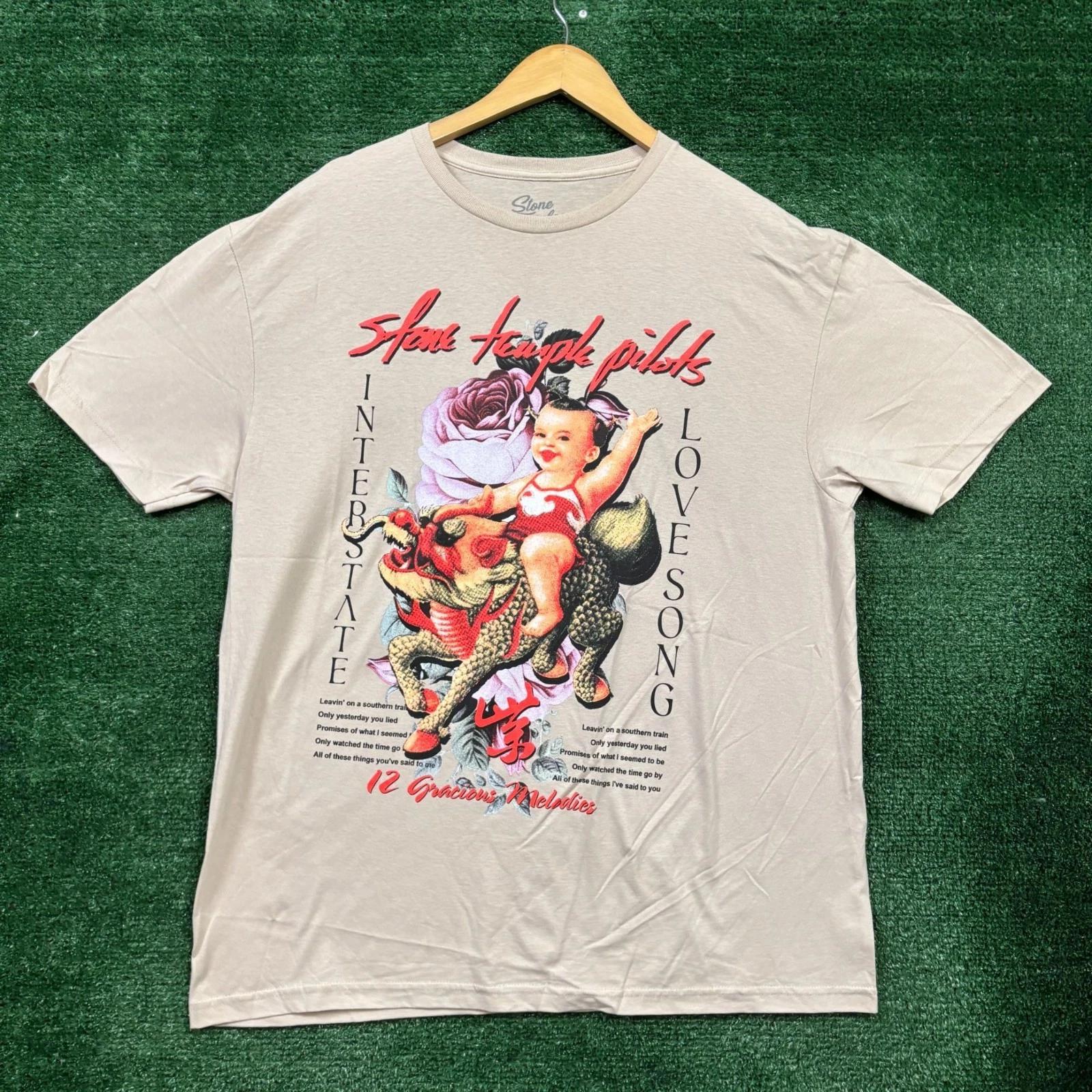Stone Temple Pilots Purple Interstate Love Song Rock Band T-shirt Extra Large XL