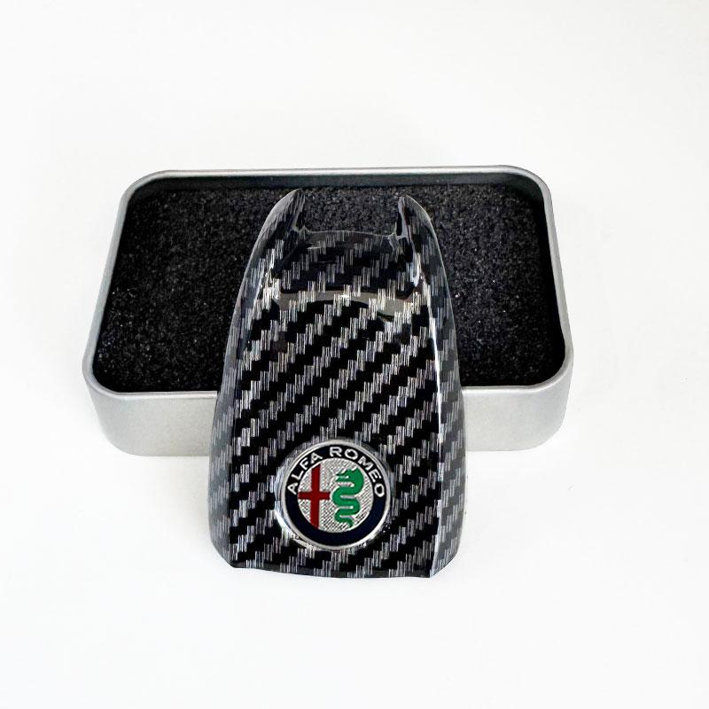Barevný módní stylový obal na klíč od auta Náhradní zadní kryt pro klíč Alfa Romeo Giulia a Stelvio