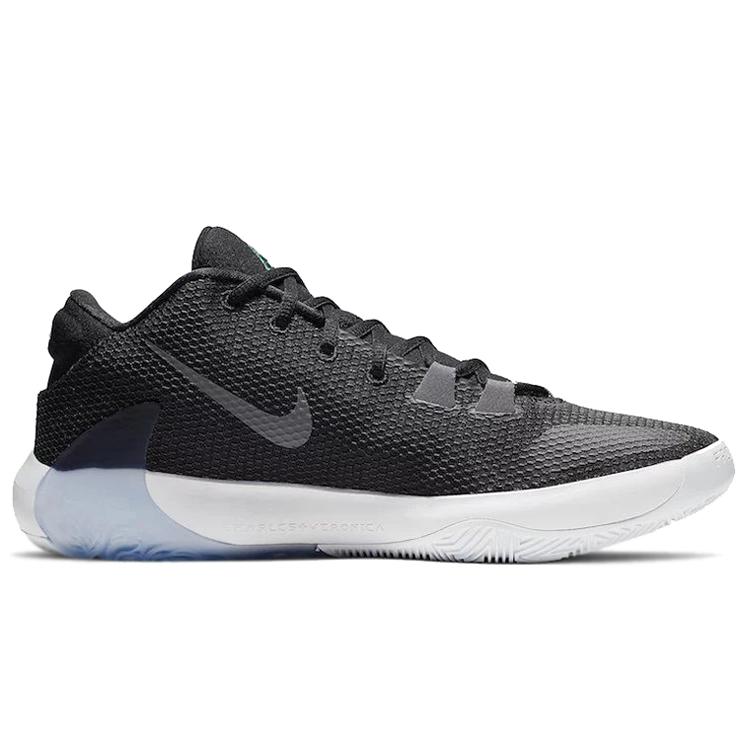 Nike Freak 1 Letter Bro 1 Round Tip Low top Performance Basketball Shoes Men's Black White BQ5422-001
