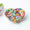 Resin Heart Dish With Crystals For Modern Home Decor And Collectors Gift
