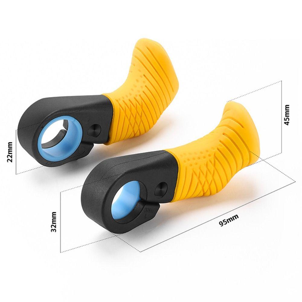 1 pár otěruvzdorných palcových gripů na kolo Protiskluzová opěrka řídítek Prémiová pomocná rukojeť Cyklistika