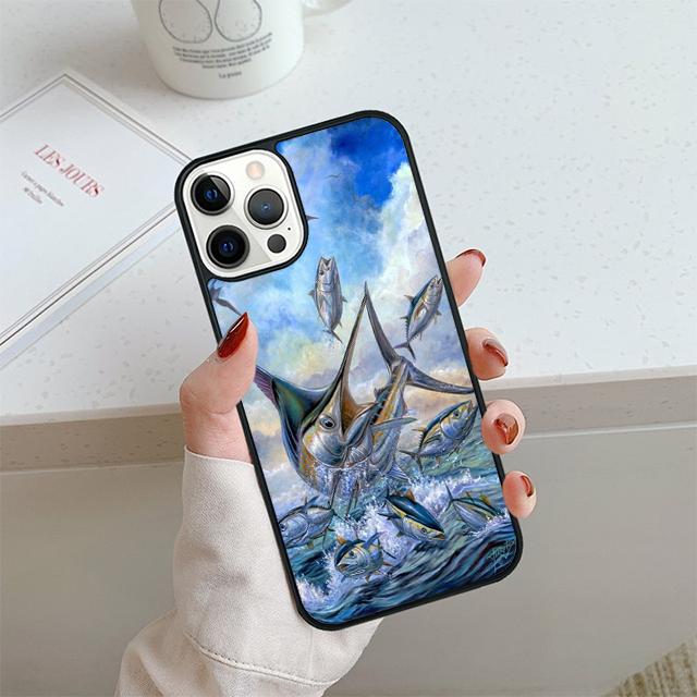 Trout Panel fish Fishing Phone Case For iPhone 13 12 Mini 14 15 16 Cover For Apple 11 Pro Max 6S 8 7 Plus SE2020 Coque