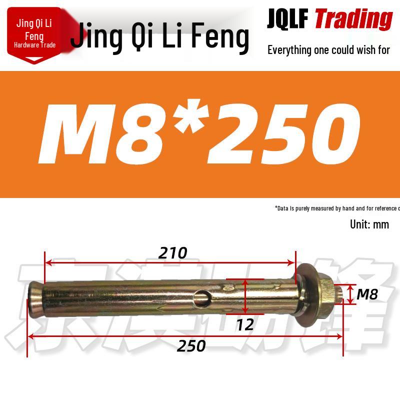 Small Head Carbon Steel Expansion Bolt - Zinc Plated Seamless Round Hole Pipe Mini