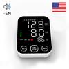 Voice Medical Tonometer Blood Pressure Monitor Arm Cuff Digital Irregular Pulse Heart Rate Automatic Tensiometer Reminder