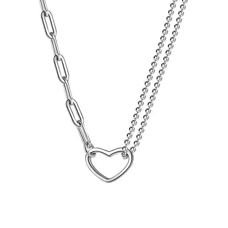 Explosive love necklace women s high sense niche light luxury niche design sense collarbone chain wholesale