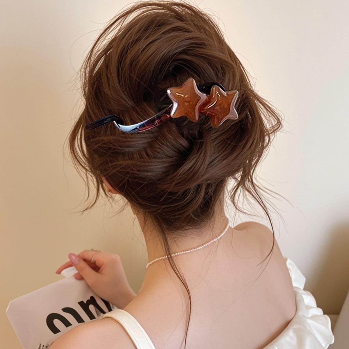 Feel Twist Clip: Women s 2025 Elegant Fashion Updo Hairpin Headdress 10.3CM