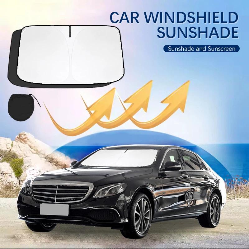 Car Windshield Sun Shade Covers Front Window Sunscreen UV Parasol For Mercedes Benz E Class W213 Summer Car AccessoriesWindshield Sunshades 1