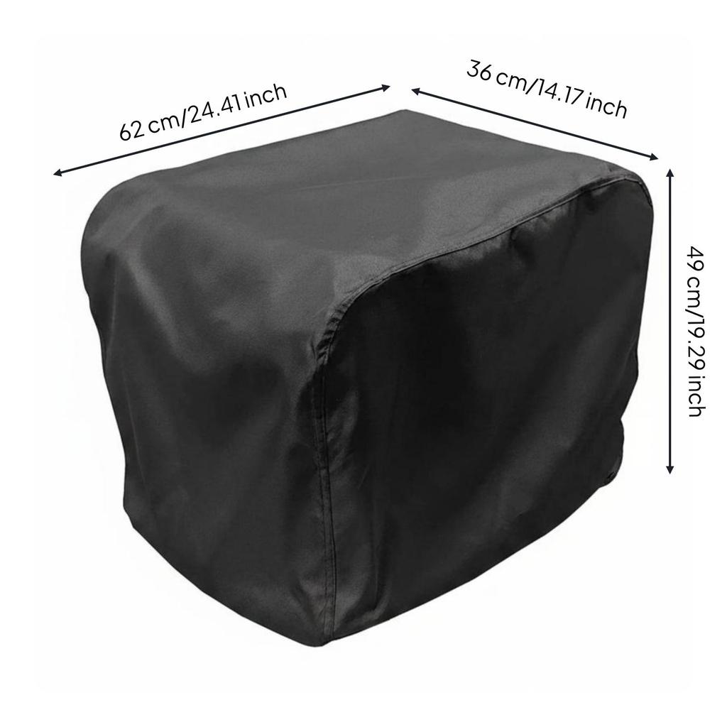 Outdoor Generator Cover Fitted Equipment Shelter Black