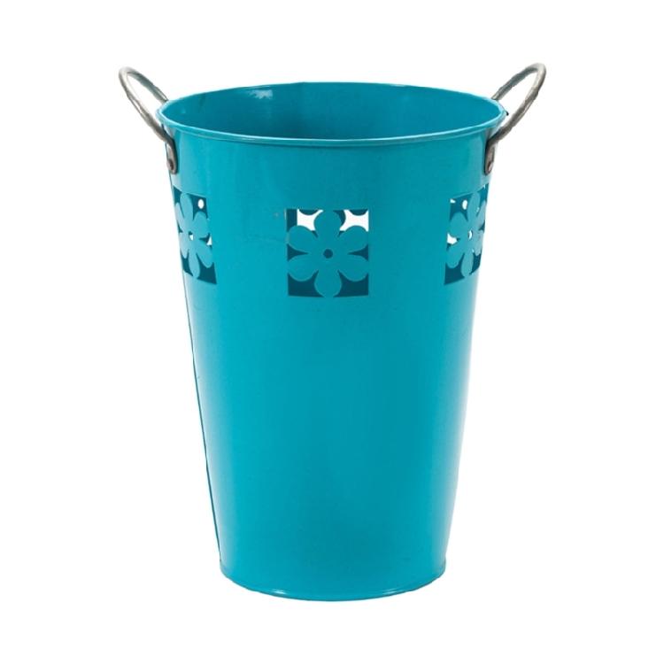 Iron Bucket Flower Pots Vintage Flower Container Metal Vase Bucket for Plant