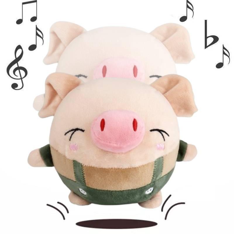 Adorable Electric Plush Pig Toy With Usb Charging For Kids Featuring Music And Dancing