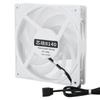 14cm 2000RPM Cooling Fan Low Noise Cooler 4‑Pin PWM Header Interface for ARGB Desktop ComputerWhite
