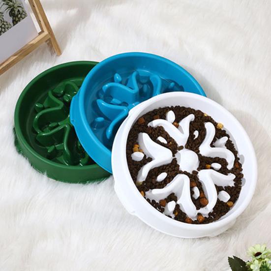 Dog Slow Feeder Bowl Large Breed Unbreakable Safe Slow Down Eating Reduce Bloating Dog Bowl Easy to Clean Maze Pet Feeder