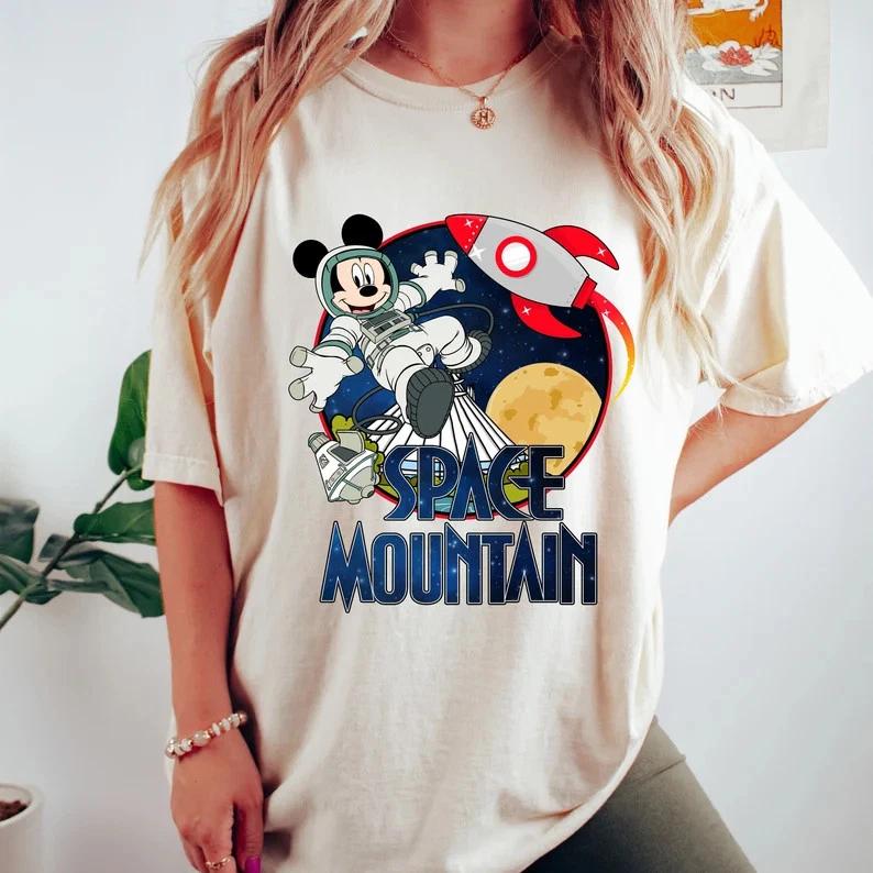 Cute Funny Space Mountain TShirt Unisex S