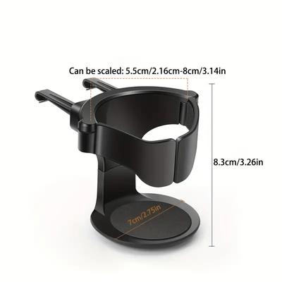 1Pc Adjustable Car Cup Holder with Sponge Pad Design, General Motors Vent Beverage Holder