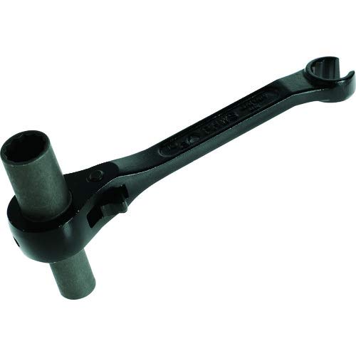 TRUSCO Short Lifting Band Wrench, Yellow, 10 x 13mm, 140mm, FSS1013-140