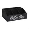 Multifunktionale Kaffee-Kapsel-Aufbewahrungsbox mit Fächern X3UC