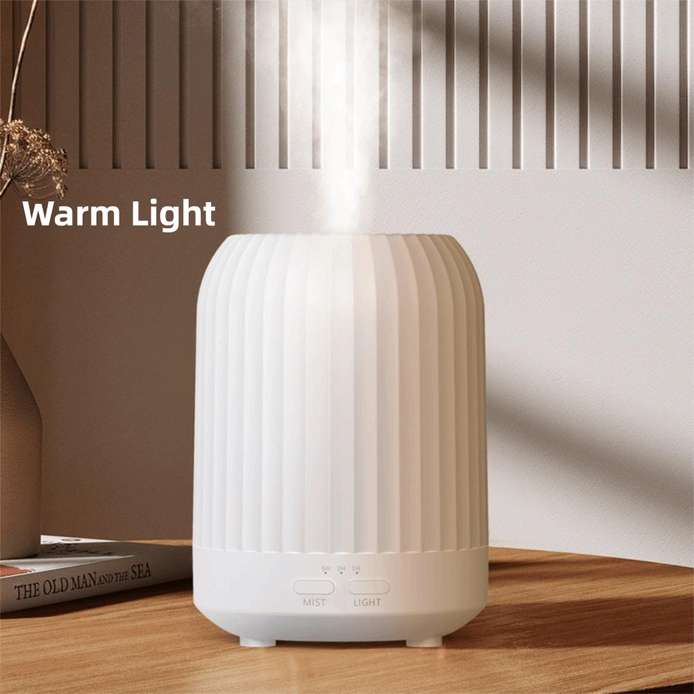 

Quiet Aroma Diffuser with Night Light Humidifier Essential Oil Aromatherapy Machine Home Bedroom A+Warm Light