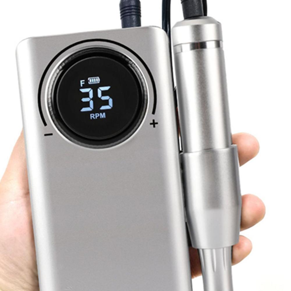 35000 U/min Wiederaufladbare Elektrische Nagelfeile Maschine Tragbar Maniküre Pediküre