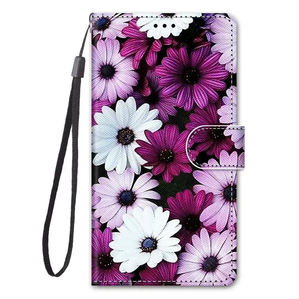 Flower Butterfly Leather Wallet Flip Case For Xiaomi Redmi 9 9A 9C 9T 10A 10C 12 12C 13 13C Magnetic Phone Cover Protective Bags