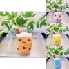 Cute Fruit Bubble Tea Cup Plush Keychain Adorable Cartoon Plush Toy For Kids
