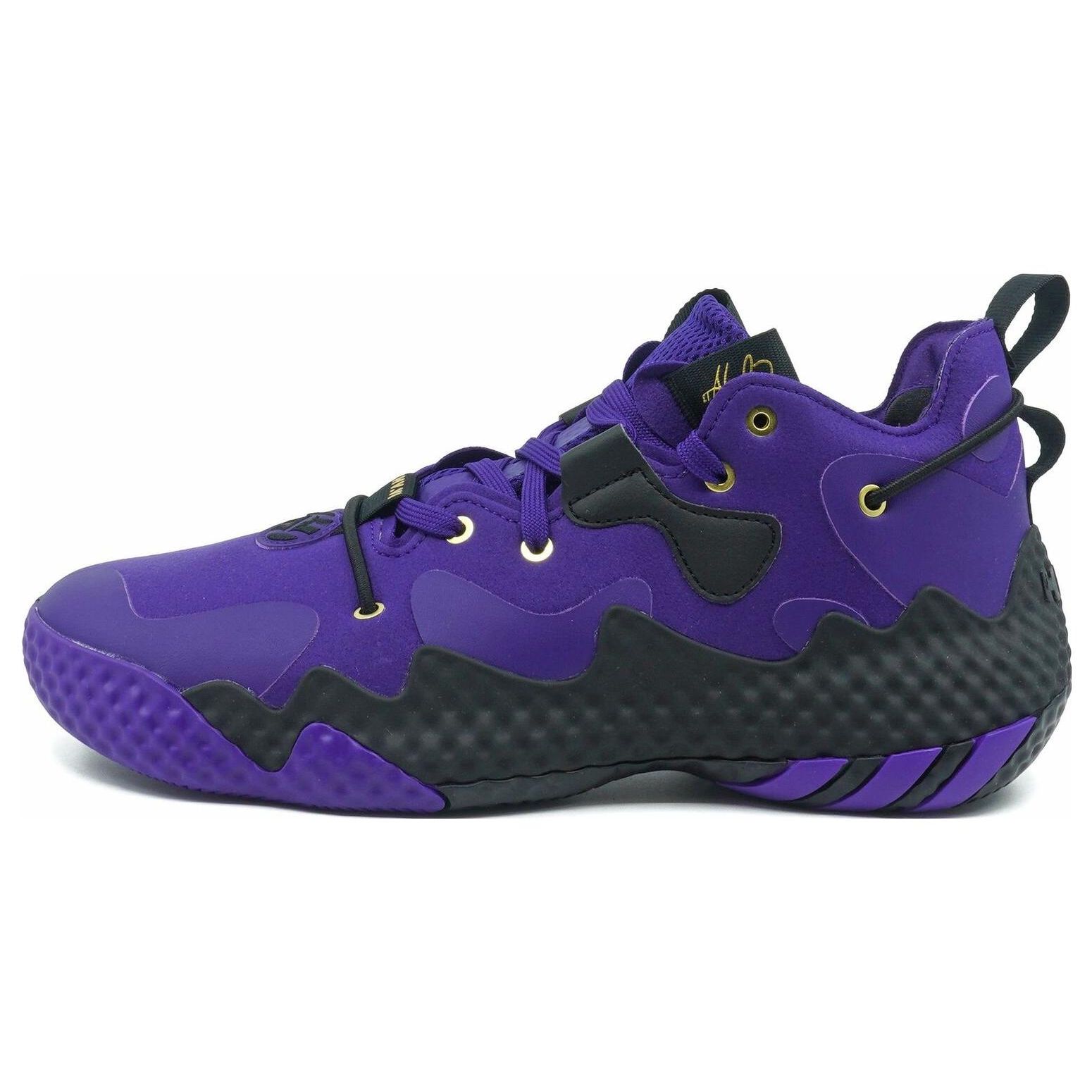 

Adidas Харден Том. 6 Team College Purple мужские кроссовки золотисто-металлический цвет-черный GX9185 42⅔