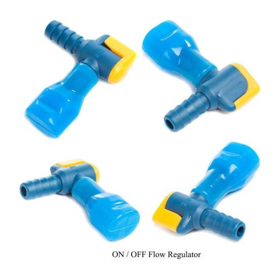 Bite Valve Replacement Hydration Pack Mouthpiece with 2 Hose Connector Shut/On Off Valve And O-Ring Replacement Parts Accessories