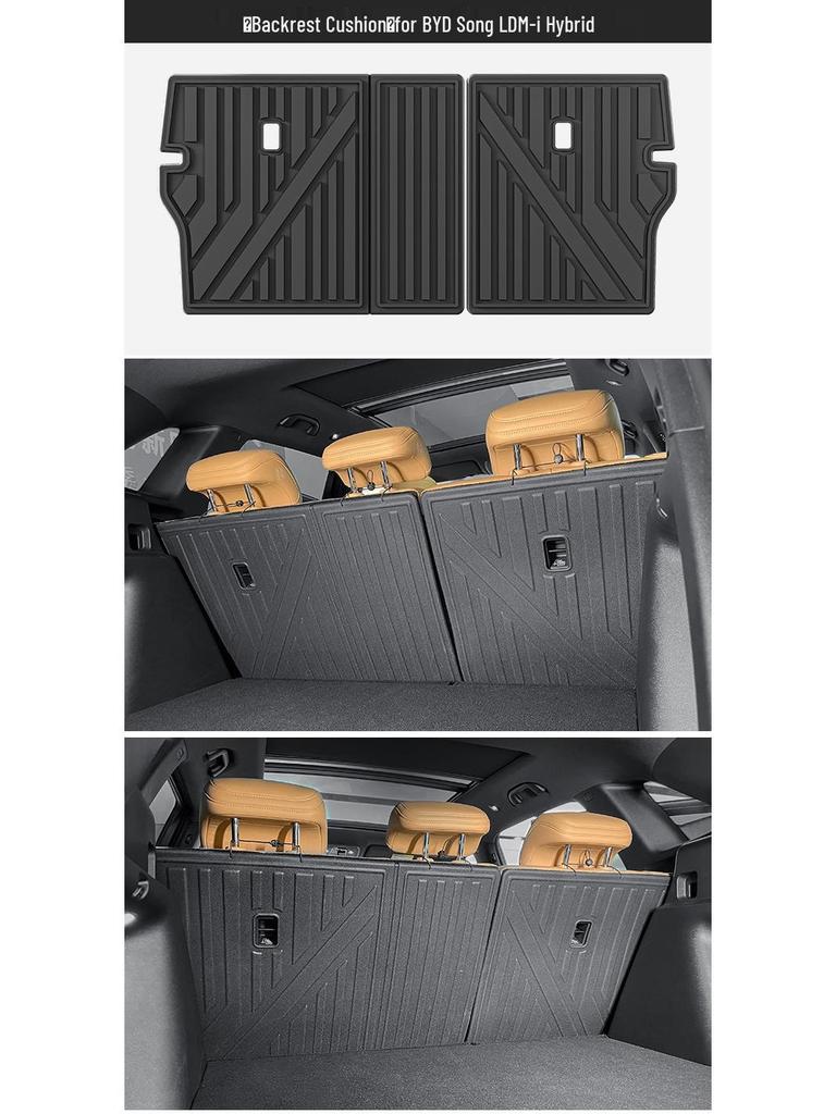 TPE Floor Mats for BYD Song L DM-i (2024-2026), Including Trunk and Seat Back Mats