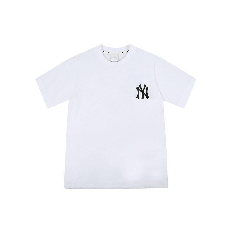 MLB New York Yankees T Shirts Unisex White Crew Neck Moderate Straight Fit 31TS04031-50W