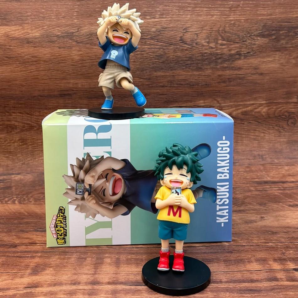 In Stock Gift My Hero Academia Childhood Izuku Midoriya Katsuki Bakugo Figure Model Decoration Doll Poseable Articulated Scale Detailed Movable