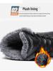 Plus Size Tactical Winter Boots: Warm, Velvet-Lined, Thick Snow Martin Boots for Men